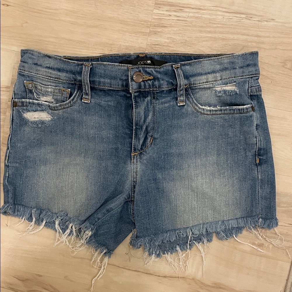 Joe's Jeans Distressed Blue Jean Shorts Size 27